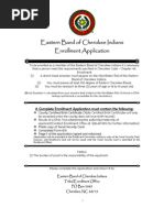 Enrollment Application - Cherokee