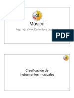 Musica - 03 Clasificación de Los Instrumentos Musicales