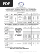 Selection Committee Directorate of Medical Education, Chennai-10