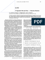 Thermal Hydrolysis of Vegetable Oils and Fats