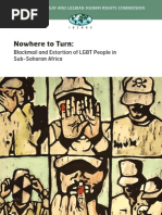 Nowhere To Turn: Blackmail and Extortion of LGBT People in Sub-Saharan Africa