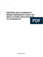 Community Based Research On Most At-Risk Youths To HIV/AIDS/STI