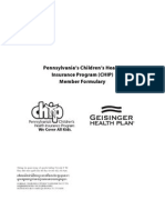 Pennsylvania's Children's Health Insurance Program (CHIP) Member Formulary