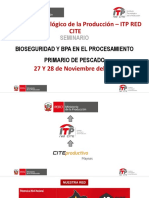 Bioseguridad y Bpa en Procesamiento Primario de Pescado