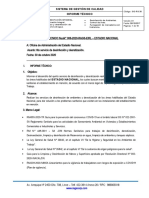 Informe Técnico de Desinfección y Desratización - Estadio Nacional - 6to Servicio