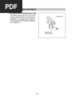 Group 3 Tests and Adjustments: 1. Clutch Cut-Off Pressure Switch Test