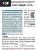 Community Policing and National Security A Study of Selected Local Government Areas in Bayelsa State, Nigeria