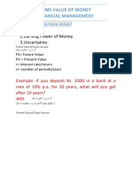 Time Value of Money