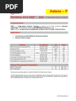 Halene - P: Technical Data Sheet B200