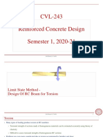 CVL-243 Reinforced Concrete Design Semester 1, 2020-21: Sahil Bansal, IIT Delhi 1