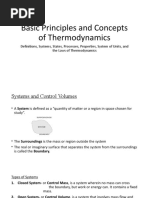 Basic Principles and Concepts of Thermod