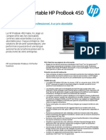 Fiche Produit PC Portable HP ProB 450 G7