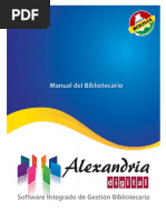 Manual Del Bibliotecario - Alexandria Digital PDF