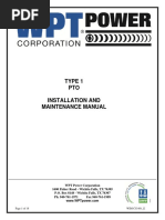 10.manual de Instalacion y Mantenimiento, Pto (Power Take Off) PDF