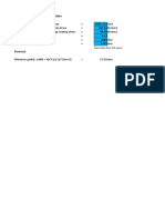 Min Gasket Width Calculation