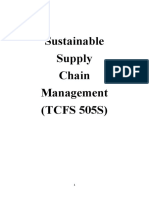 Sustainable Supply Chain Management