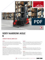 Very Narrow Aisle K: Capacity 1500 KG - Series 5231