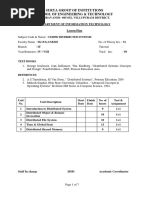 CS2056 Distributed System LP