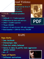 Definition of Sexual Assault: 3 Levels Stats