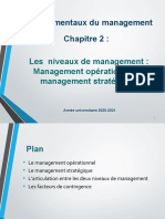 Les Niveaux de Management