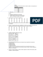 Ejercicios de Organización de Datos: I I I I