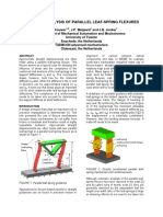 Stiffness Analysis of Parallel Leaf-Spring Flexures: RZ Direction Can Be Approximated Based On C