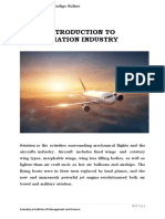 Introduction To Aviation Industry: 1 - Soundarya Institute of Management and Science