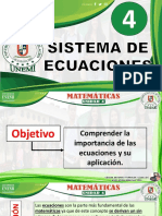 Unidad 4 Sistema de Ecuaciones