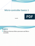 Micro-Controller Basics 1: Nasif M