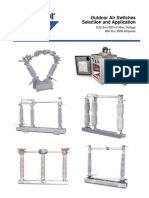 Outdoor Air Switches Selection and Application: 8.25 Thru 800 KV Max. Voltage 600 Thru 5000 Amperes Bulletin 2.3.1-1F