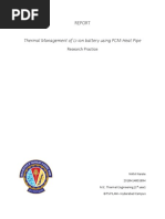 Themal Management of Li-Ion Battery (Report 1)