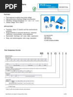 Varistors Data Sheet