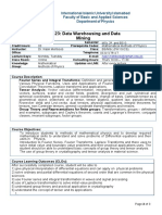 CS423: Data Warehousing and Data Mining