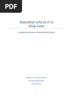 Bhagavad Gita As It Is Study Guide: Question and Answers For Bhakti Shastri Exams