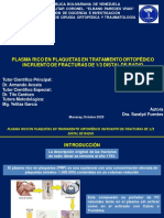 Plasma Rico en Plaquetas en El Tratamiento de Fracturas Distales de Radio Manejadas Ortopedicamente Incruento