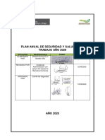 Plan Anual Agroideas de SST 2020