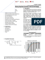 TLV6256x 1.5-A High Efficiency Step-Down Converters in SOT-23 5-Pin Package