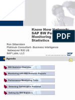 SAP BW Performance Monitoring With BW Statistics