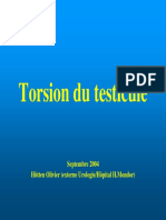 Torsion de Testicule