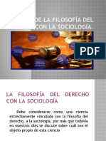 Afinidad de La Filosofía Del Derecho Con La Sociologia Wxposición de Filosofia...