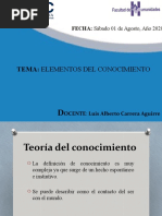 Tema 3 Elementos de La Teoria Del Conocimiento