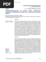 Immunopathogenesis of Severe Acute Respiratory Syndrome Coronavirus 2 (Sars-Cov-2) Infection: A Concise Update