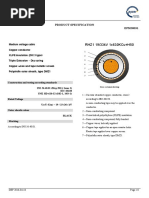 Product Specification Epm38031: Rhz1 19/33Kv 1X630Kcu+H50