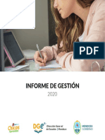 Informe de Gestion Dge 2020