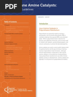 Polyurethane Amine Catalysts Guidelines For Safe Handling Amp Disposal English PDF