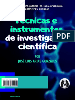 Técnicas e Instrumentos de Investigación Cientíifica