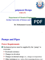 CHE 471 - Lectures Slides 02 - Pumps Pipes