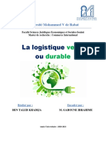 La Logistique Verte Ou Durable PDF