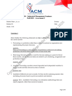 IET 104 - Industrial Management Seminars Fall 2020 - Assessment 5