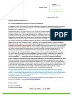 Carta y Declaración de No Residente Canadá 2021